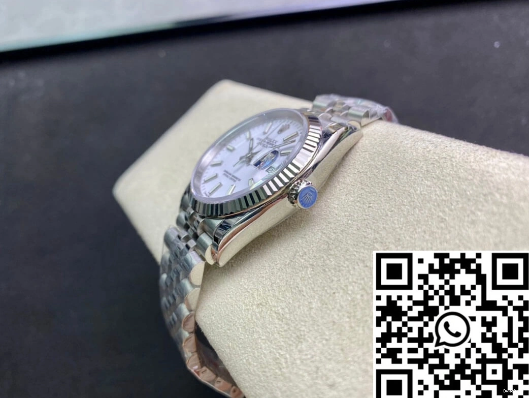 Datejust Factory White Rolex Steel 36MM EW Stainless Dial 0404